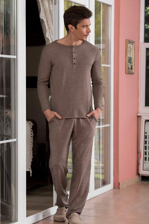 2'li Kaşkorse Süprem Erkek Pijama Takımı