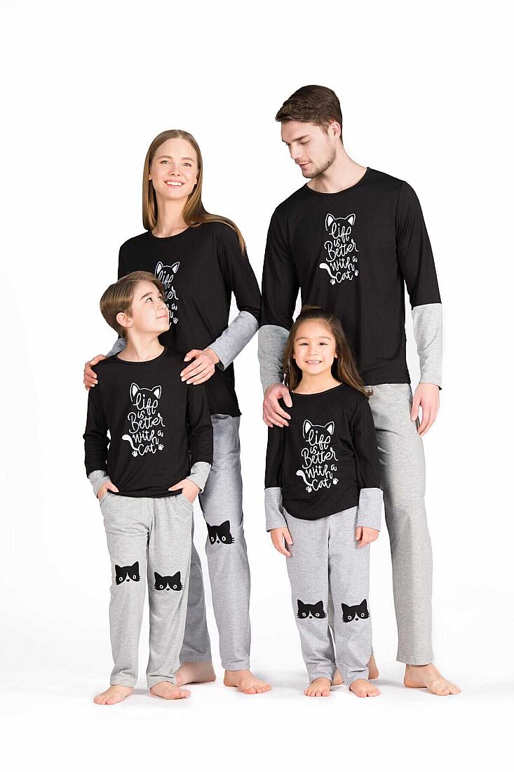 2'li Viskon Erkek Pijama Takımı - 2