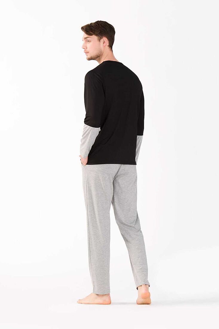 2'li Viskon Erkek Pijama Takımı - 3