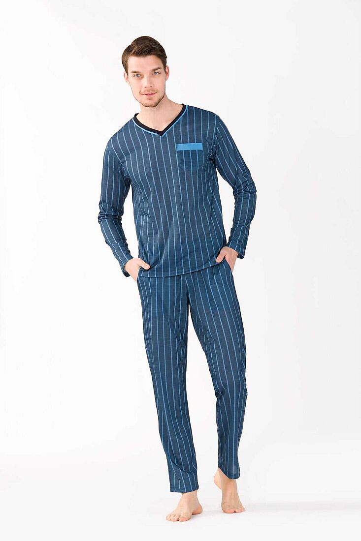 2'li Viskon Erkek Pijama Takımı - 2