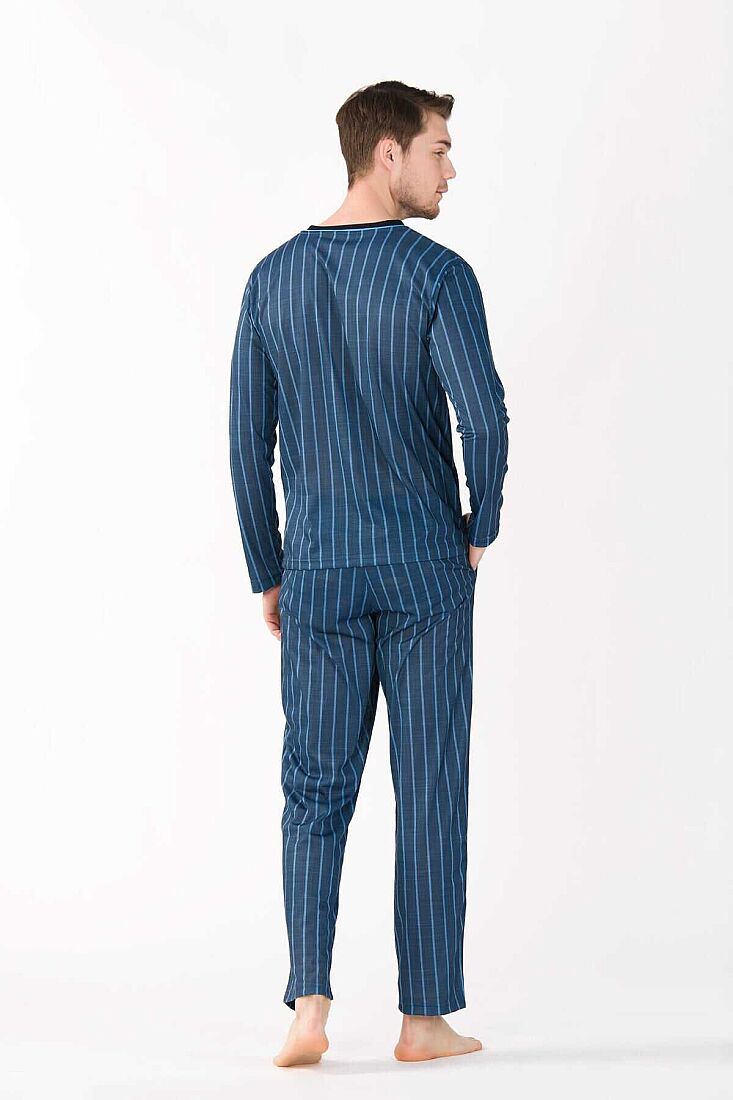 2'li Viskon Erkek Pijama Takımı - 3