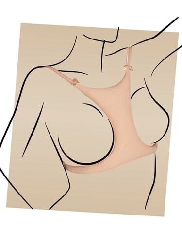 Yeni İnci - Göğüs Arası Kırışıklık Önleyici Sütyen