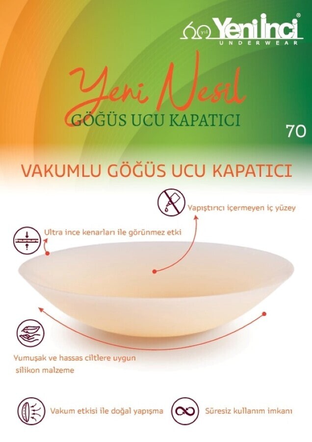 Yeni İnci - GÖĞÜS UCU KAPATICISI