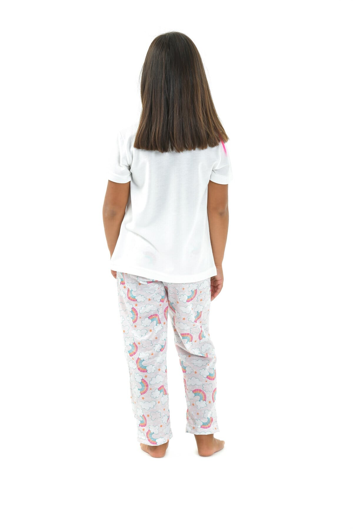 Yeni İnci - GÖKKUŞAĞI BASKILI ÇOCUK PİJAMA TAKIMI (1)