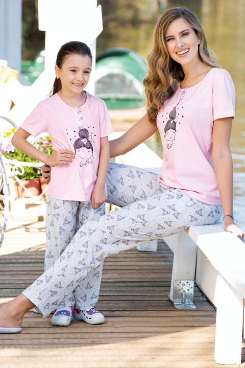 Kız Çocuk 2'li Pijama Takımı