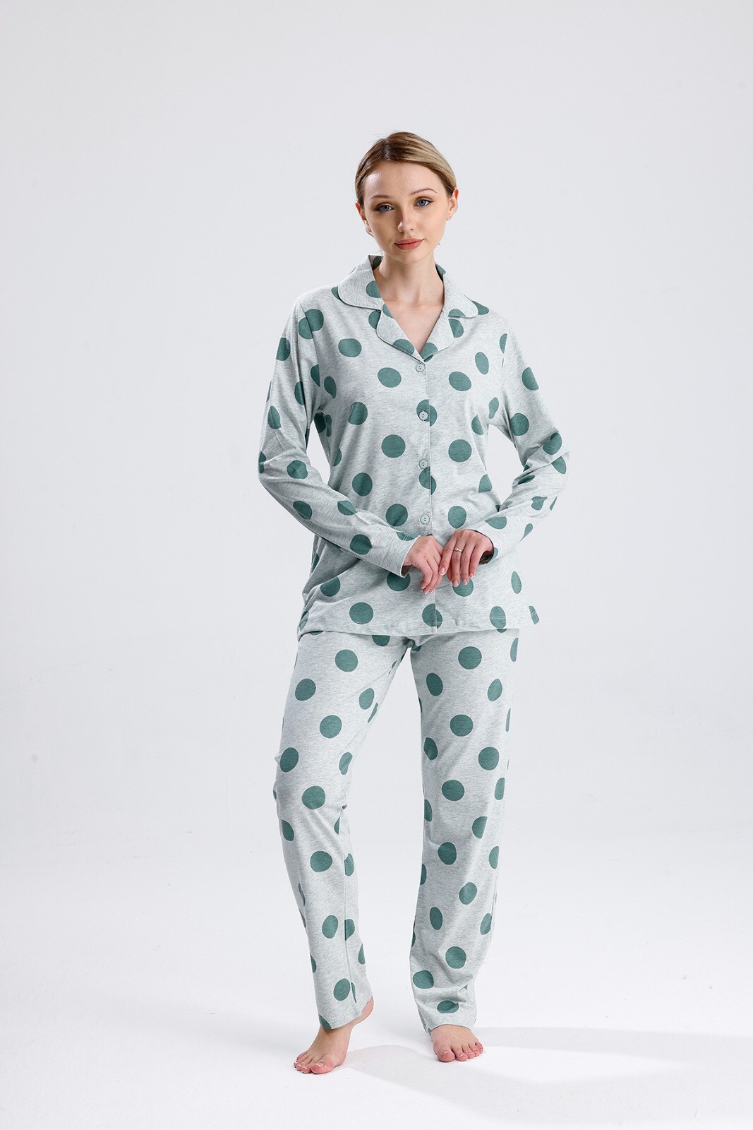 PAMUKLU PİJAMA TAKIMI 5010 - Thumbnail