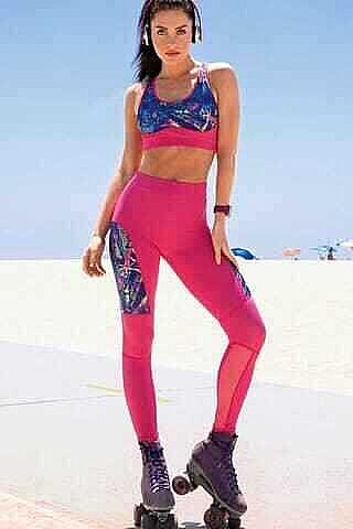  Desenli Spor Tayt - 2