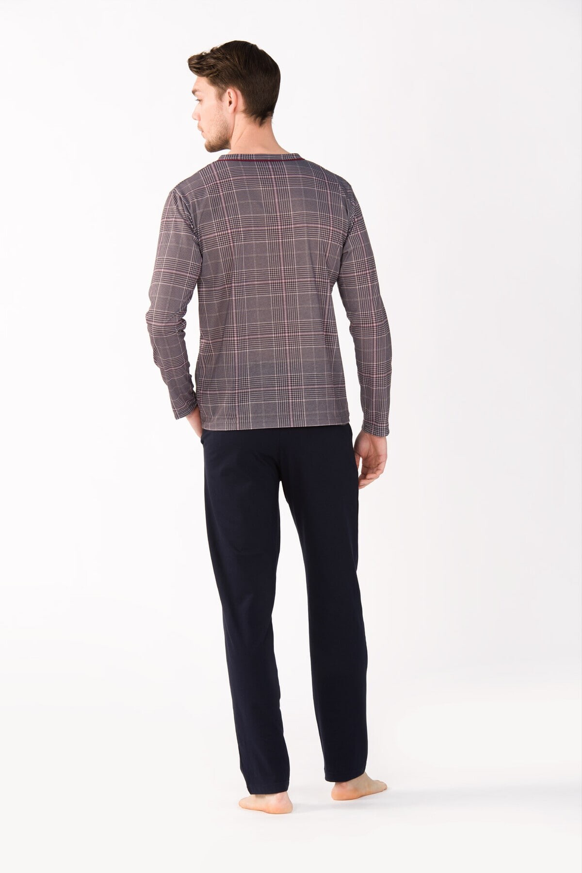 Yeni İnci - 2'li Viskon Erkek Pijama Takımı