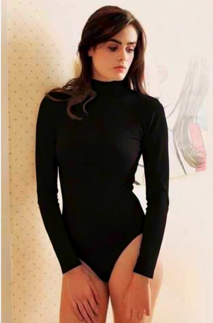 Uzun Kollu Dik Yaka Body - Thumbnail