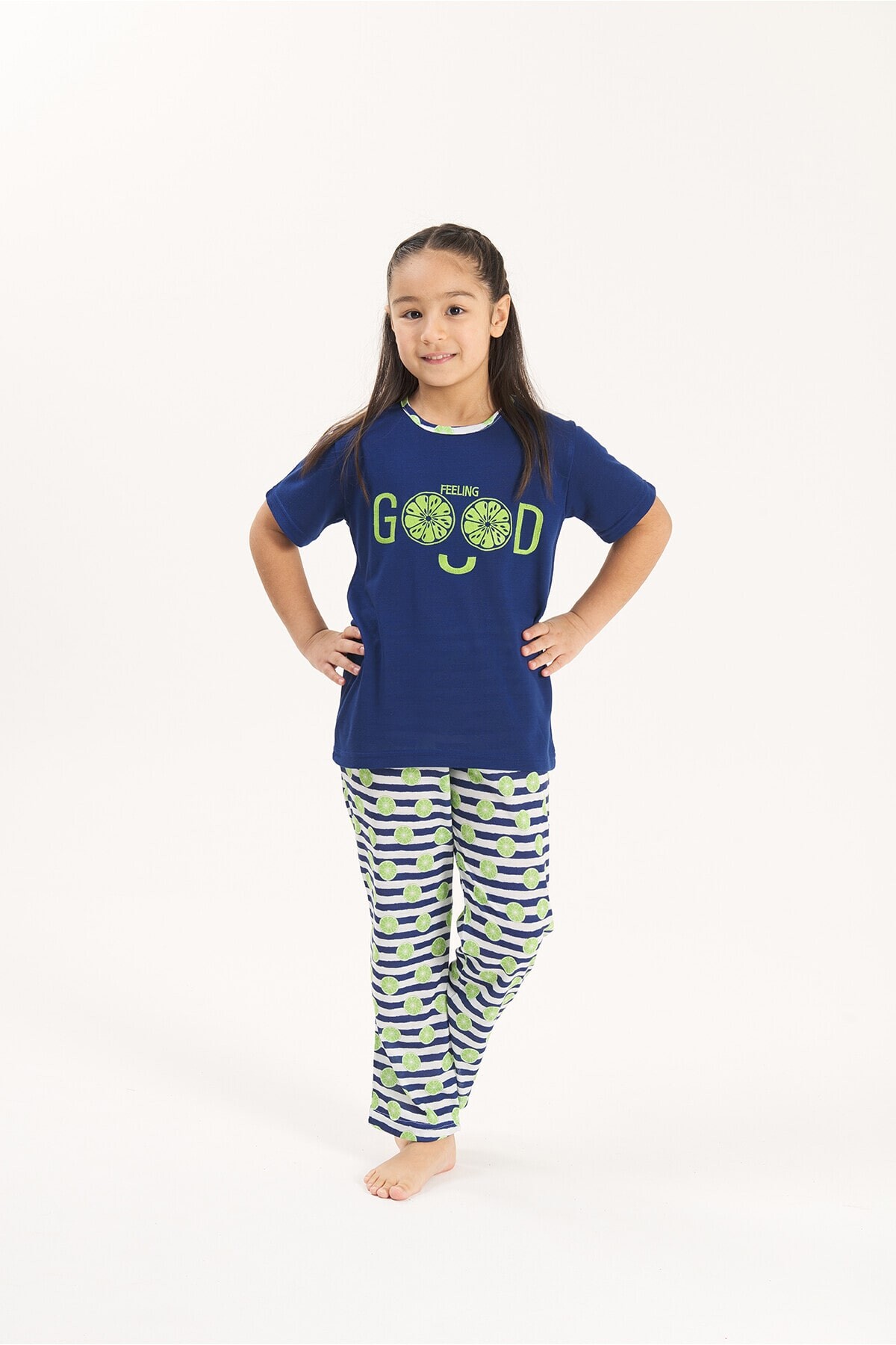  - VİSKON 2'Lİ KIZ ÇOCUK PİJAMA TAKIMI