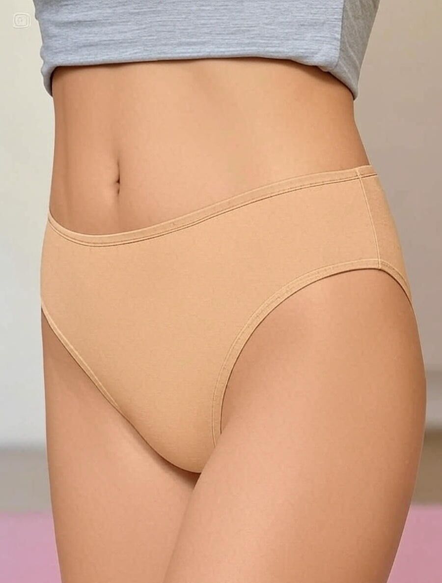 Yüksek Bel Slip Külot 3'lü Paket - 4